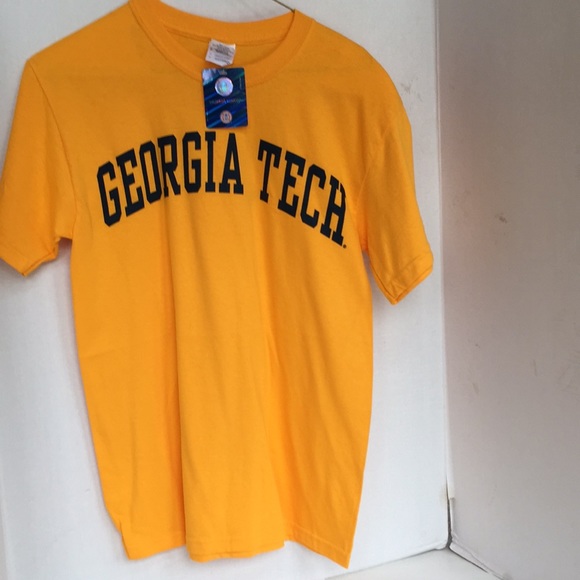 Gildan Tops - Georgia tech T-shirt gold small